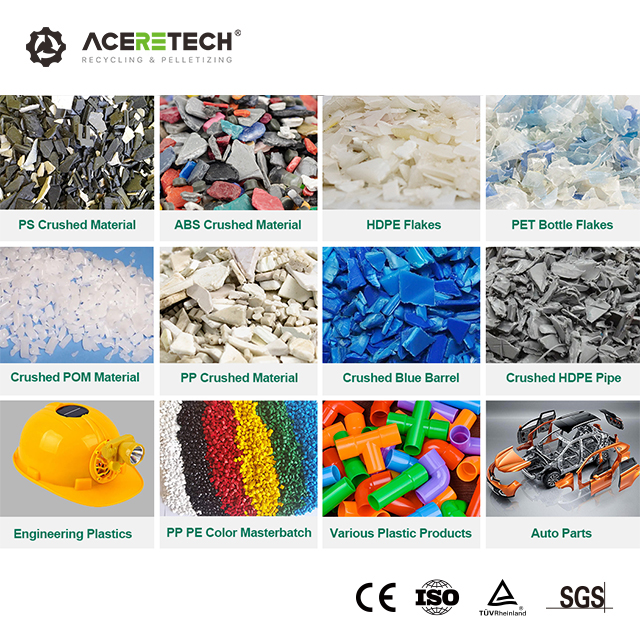 ATE 专利双螺杆塑料回收挤出造粒机，用于色母粒